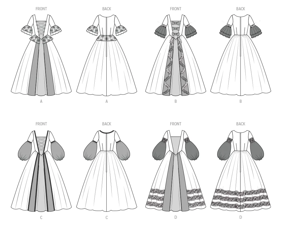 McCall's sewing pattern 8549 Princess Costume