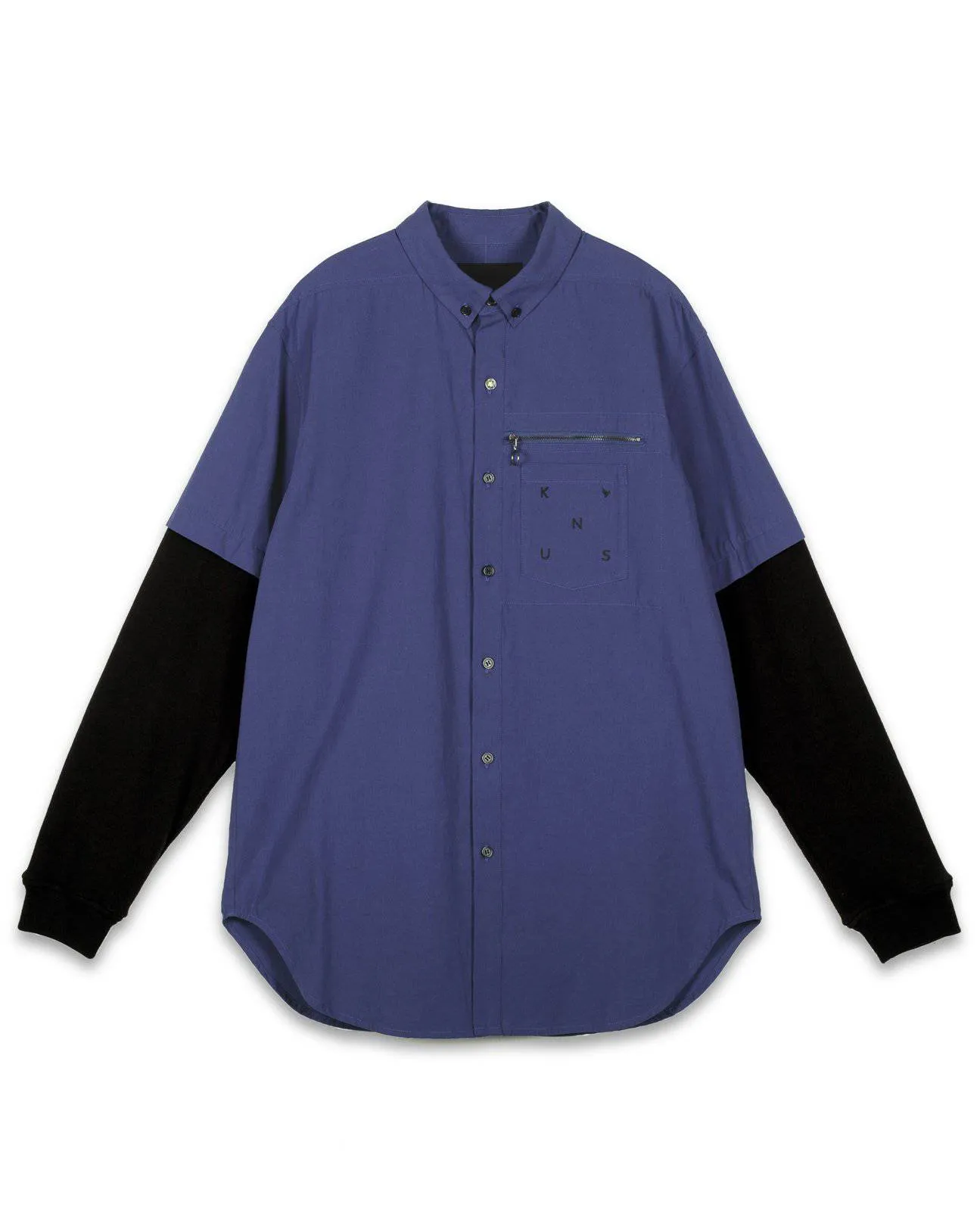 Men's 2 Layer Shirt in Deep Cobalt