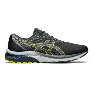 Men's Asics Gel-Cumulus 22, Graphite Grey/Lime Zest, 8.5 D Medium