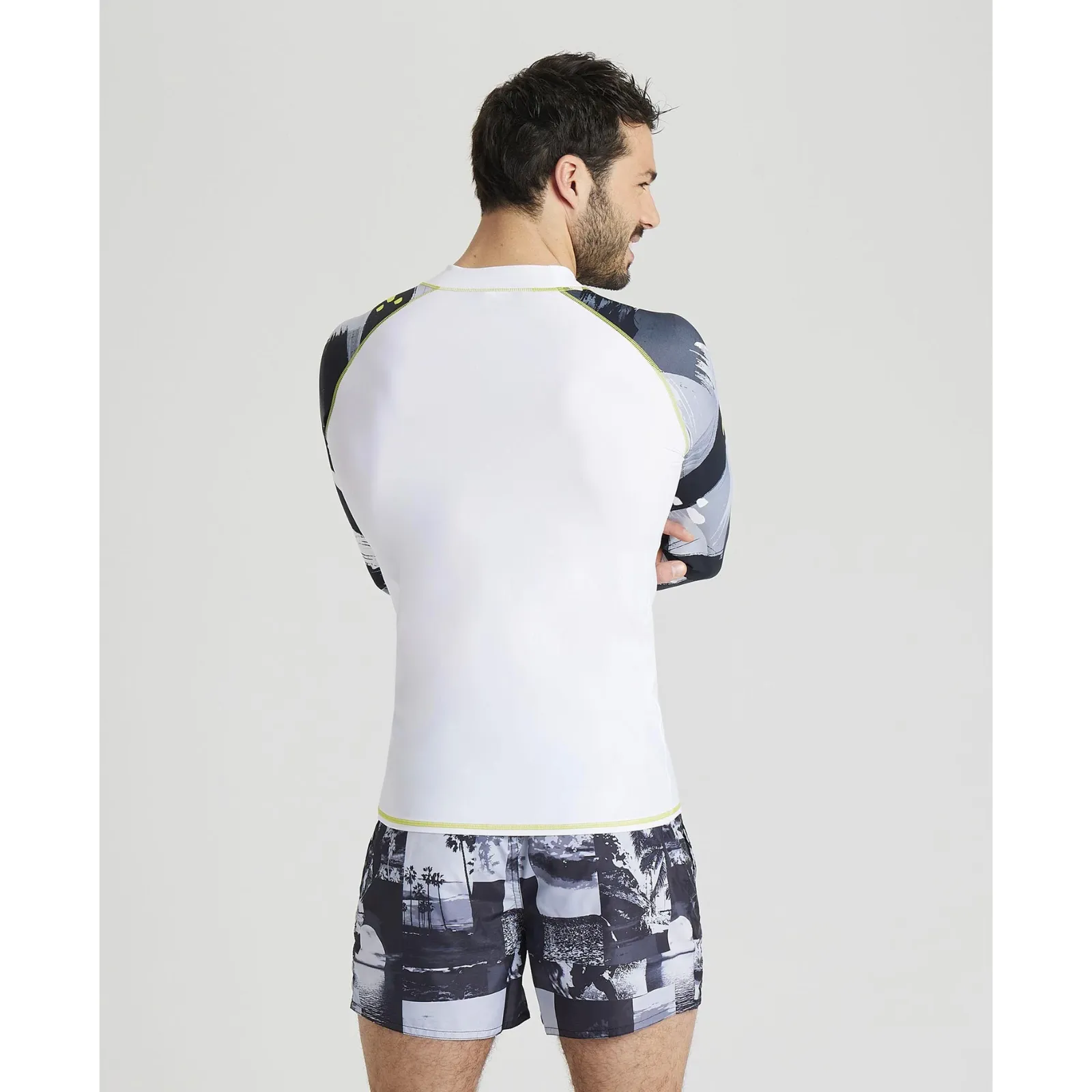 MEN'S LONG SLEEVES RASH GUARD ALLOVER
