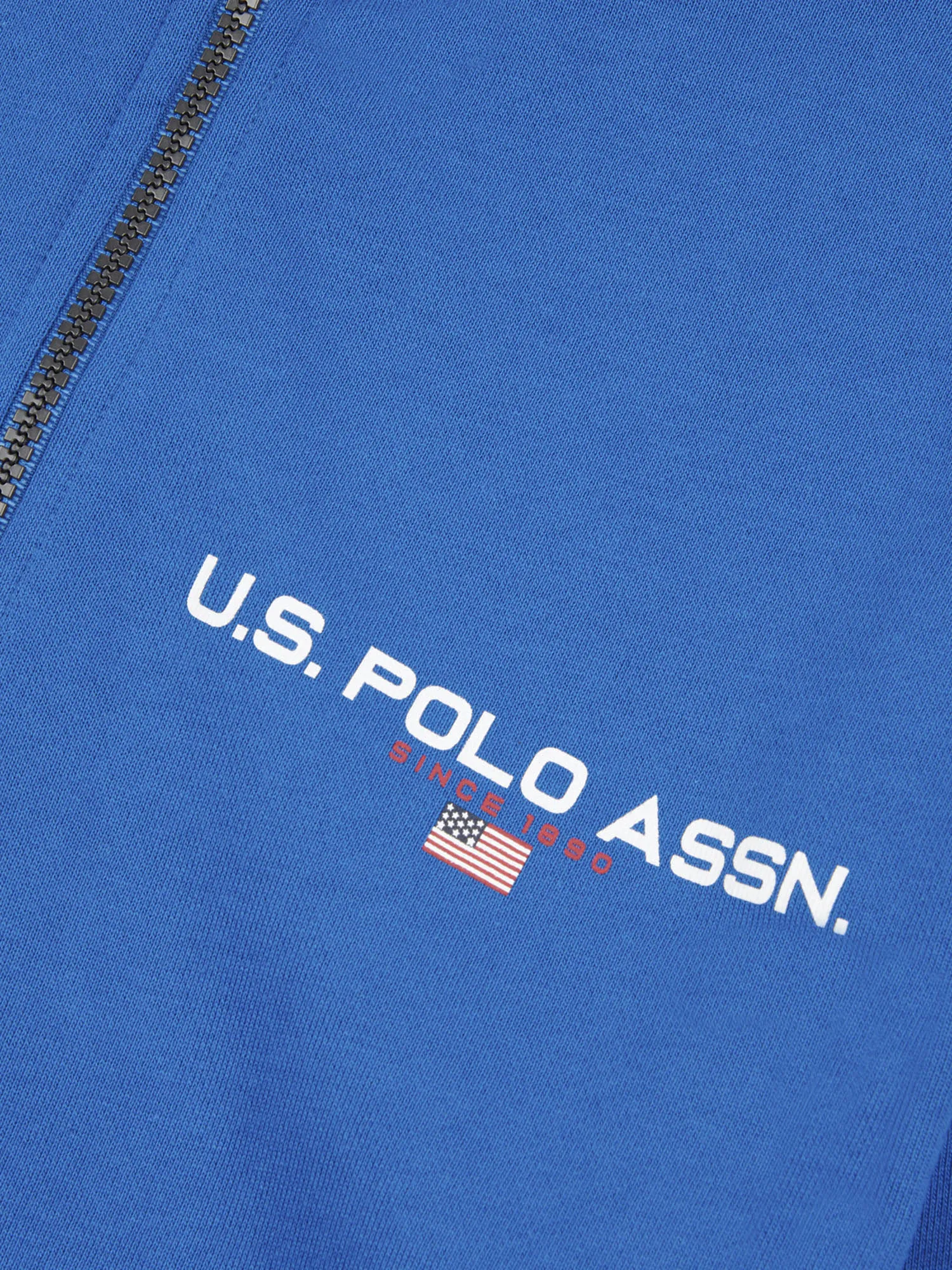 Mens Quarter Zip Sport Sweatshirt in Classic Blue