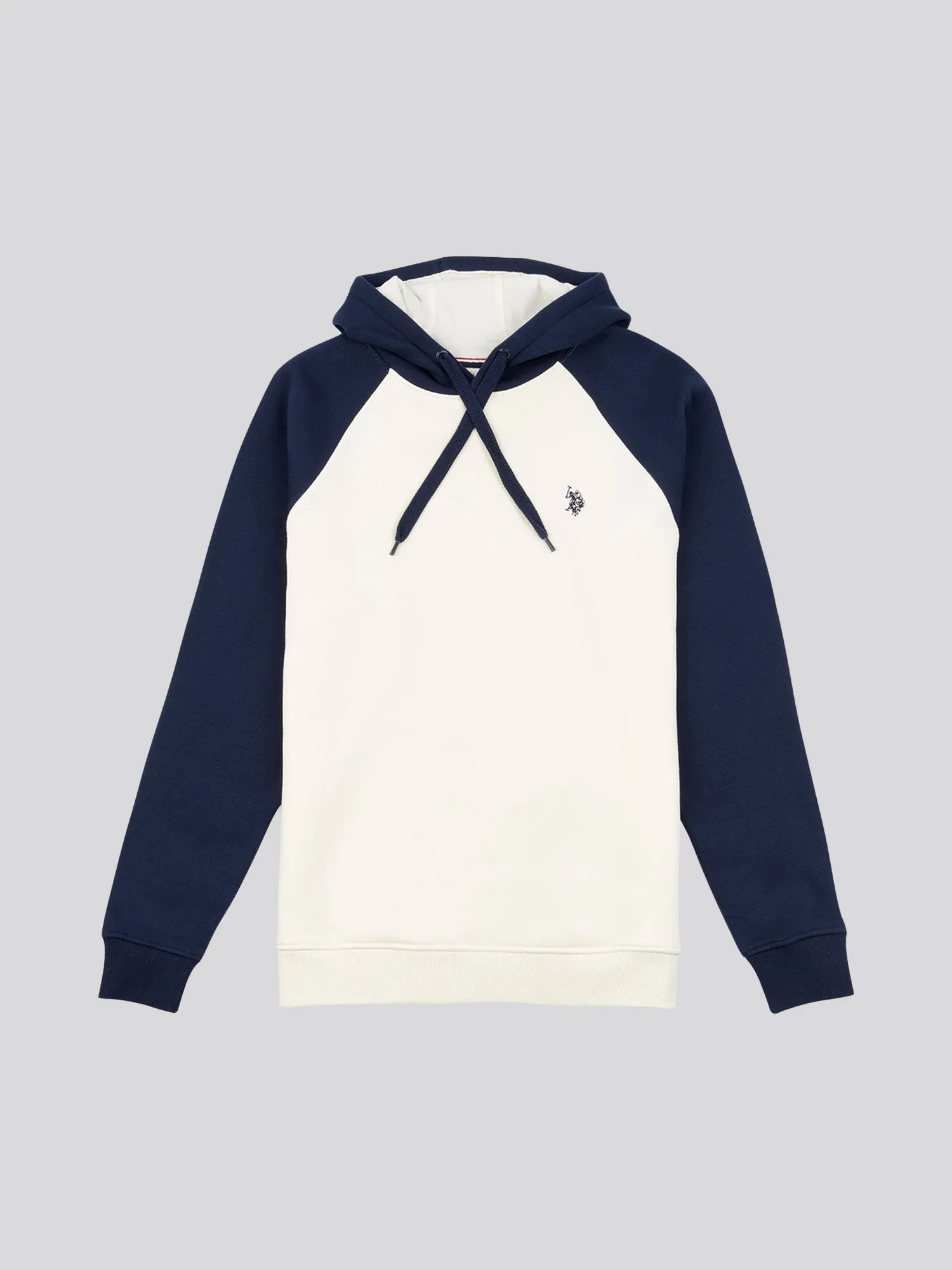 Mens Rider Block Hoodie in Marshmallow