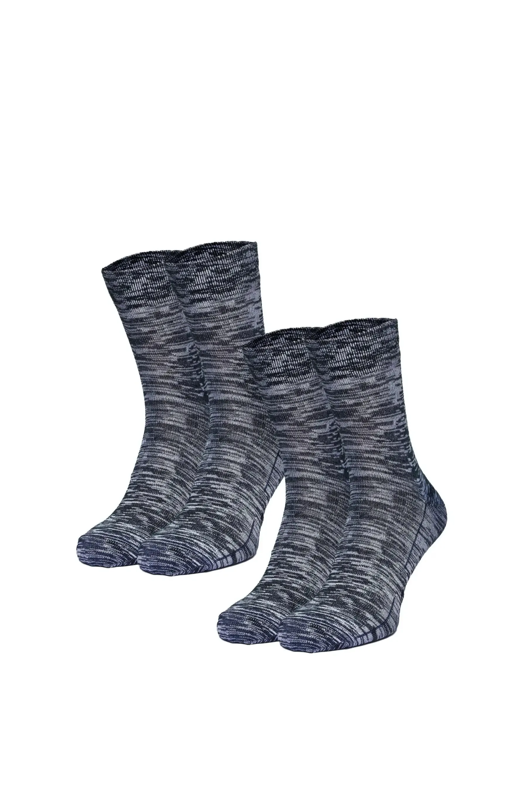 Merino Wool Running Socks - (Pack of 2) Space Blue