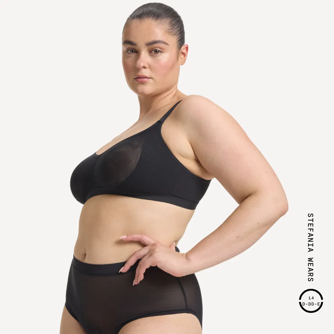 Mesh Comfort Wirefree Bralette