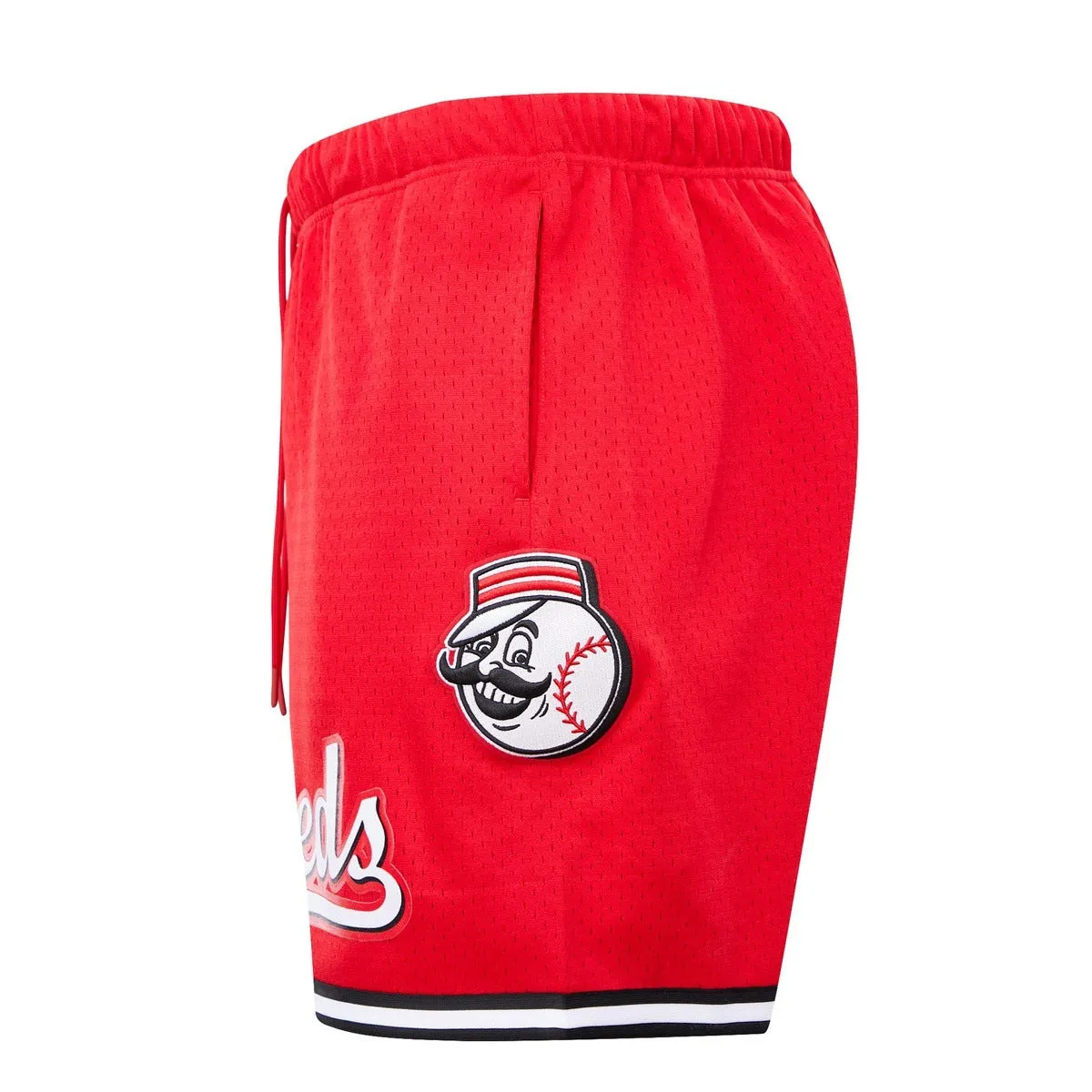 MLB CINCINNATI REDS MEN'S MESH SHORT (RED/BLACK)