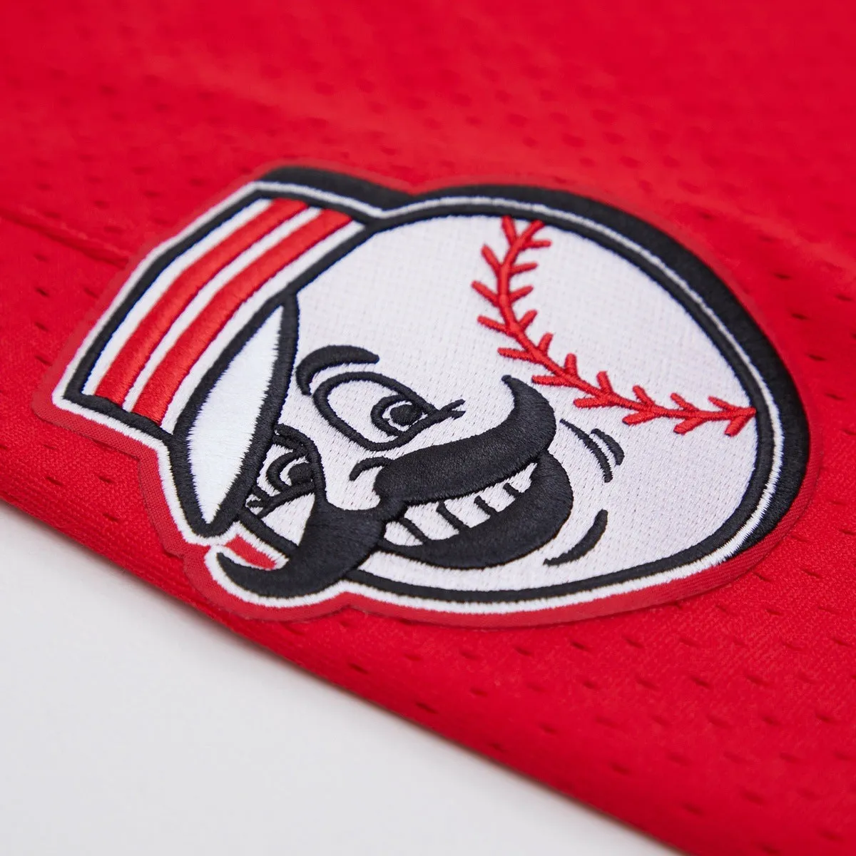 MLB CINCINNATI REDS MEN'S MESH SHORT (RED/BLACK)