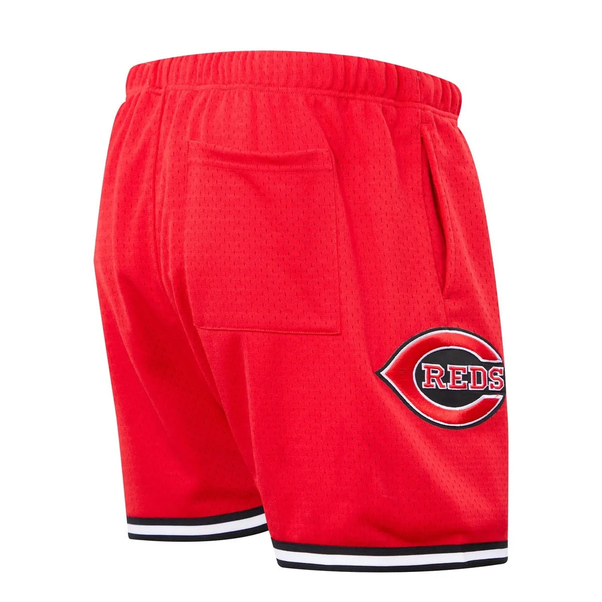 MLB CINCINNATI REDS MEN'S MESH SHORT (RED/BLACK)