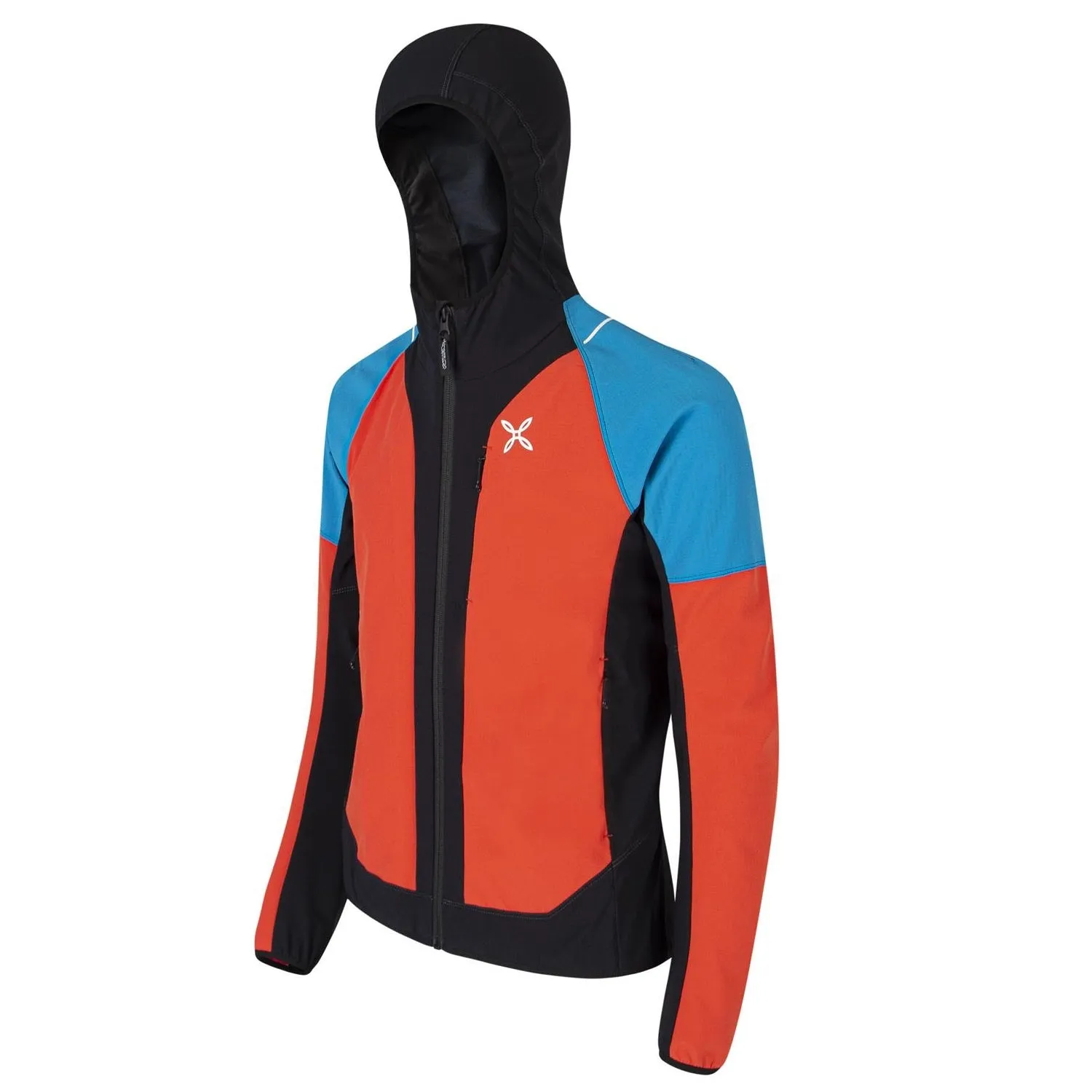 MONTURA MIRA UP JACKET GIACCA UOMO ANTIVENTO SOFTSHELL TRASPIRANTE ARAGOSTA/CIELO - NUOVI ARRIVI
