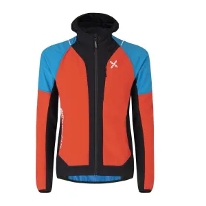 MONTURA MIRA UP JACKET GIACCA UOMO ANTIVENTO SOFTSHELL TRASPIRANTE ARAGOSTA/CIELO - NUOVI ARRIVI