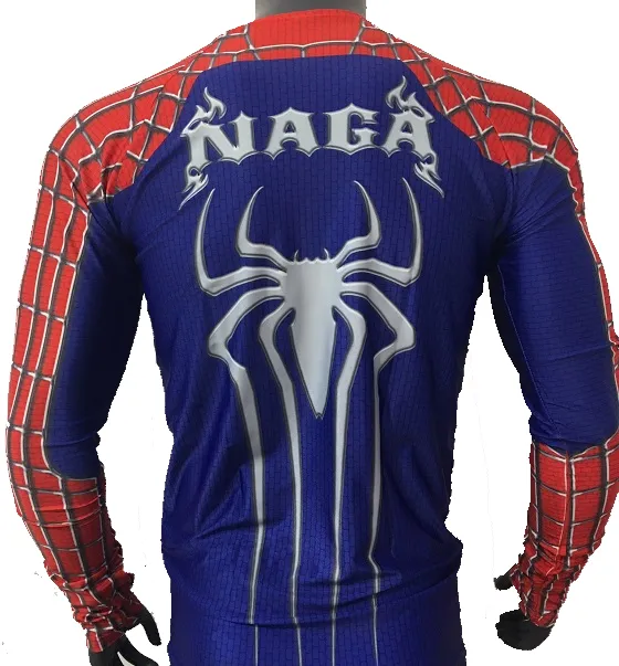 NAGA SPIDERMAN LS RASH GUARD
