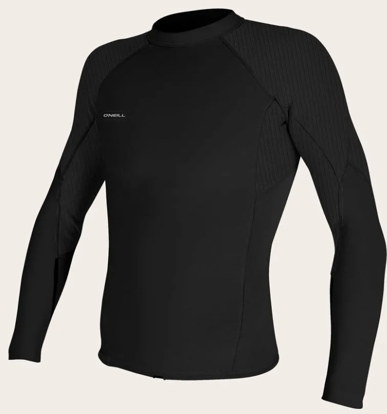 O'Neill Men's Hyperfreak 1.5mm Long Sleeve Neo Top | BLK