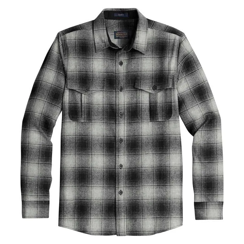 Pendleton | Plaid Scout Shirt | Long Sleeve | Men's | Natural/Black
