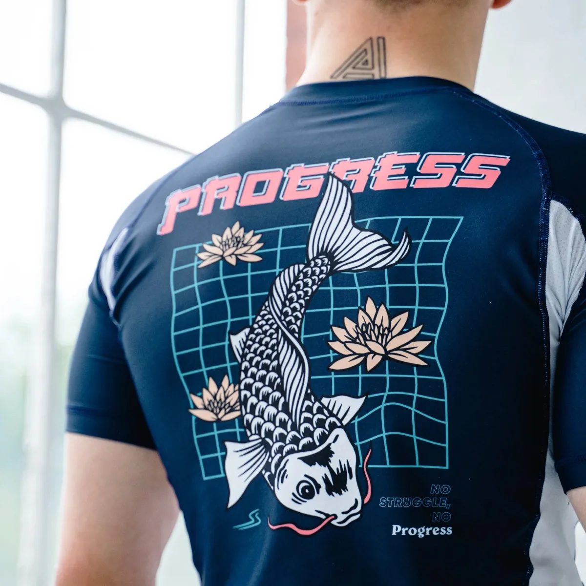 Progress Unknown Koi Rash Guard Navy