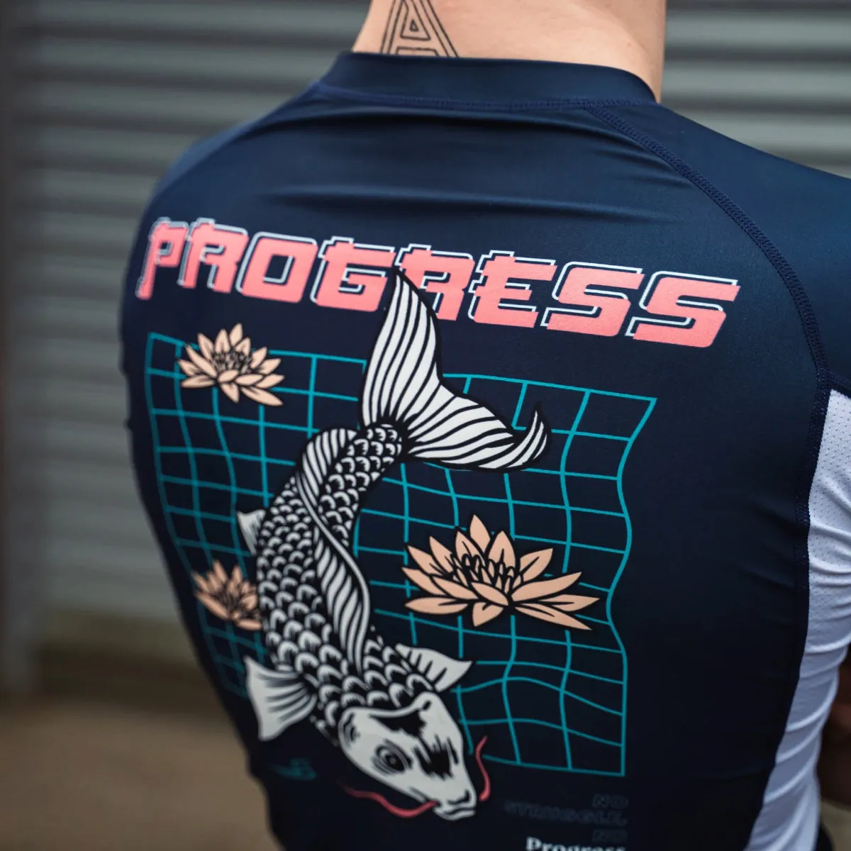 Progress Unknown Koi Rash Guard Navy