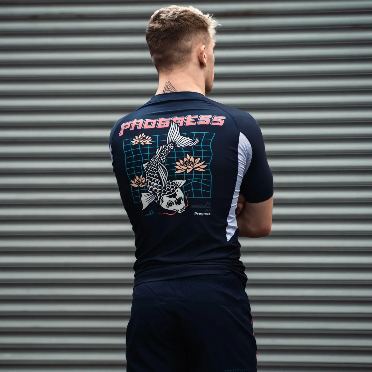 Progress Unknown Koi Rash Guard Navy