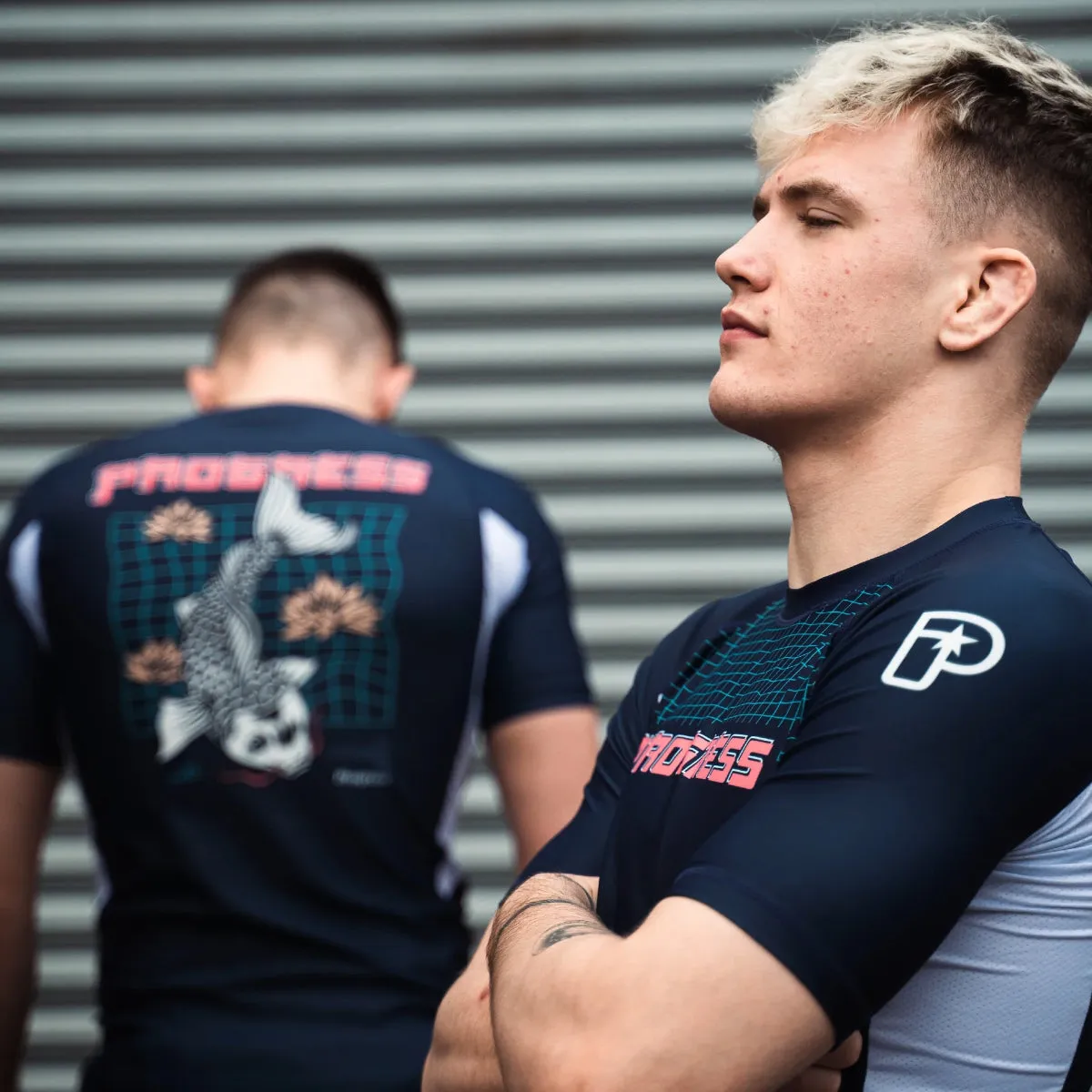 Progress Unknown Koi Rash Guard Navy