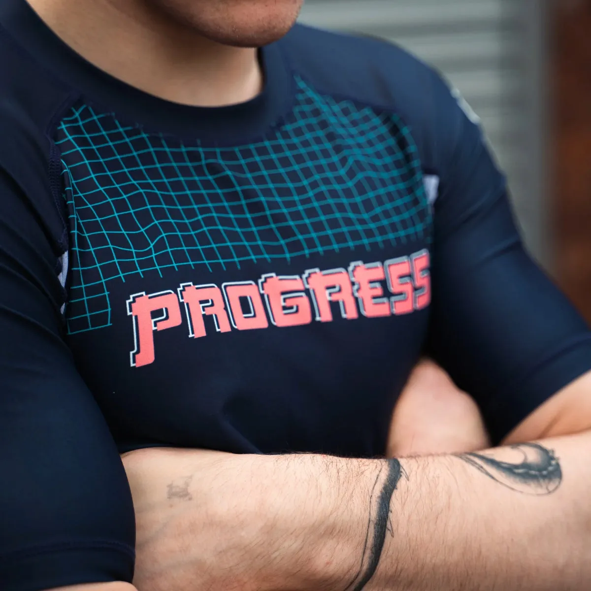 Progress Unknown Koi Rash Guard Navy