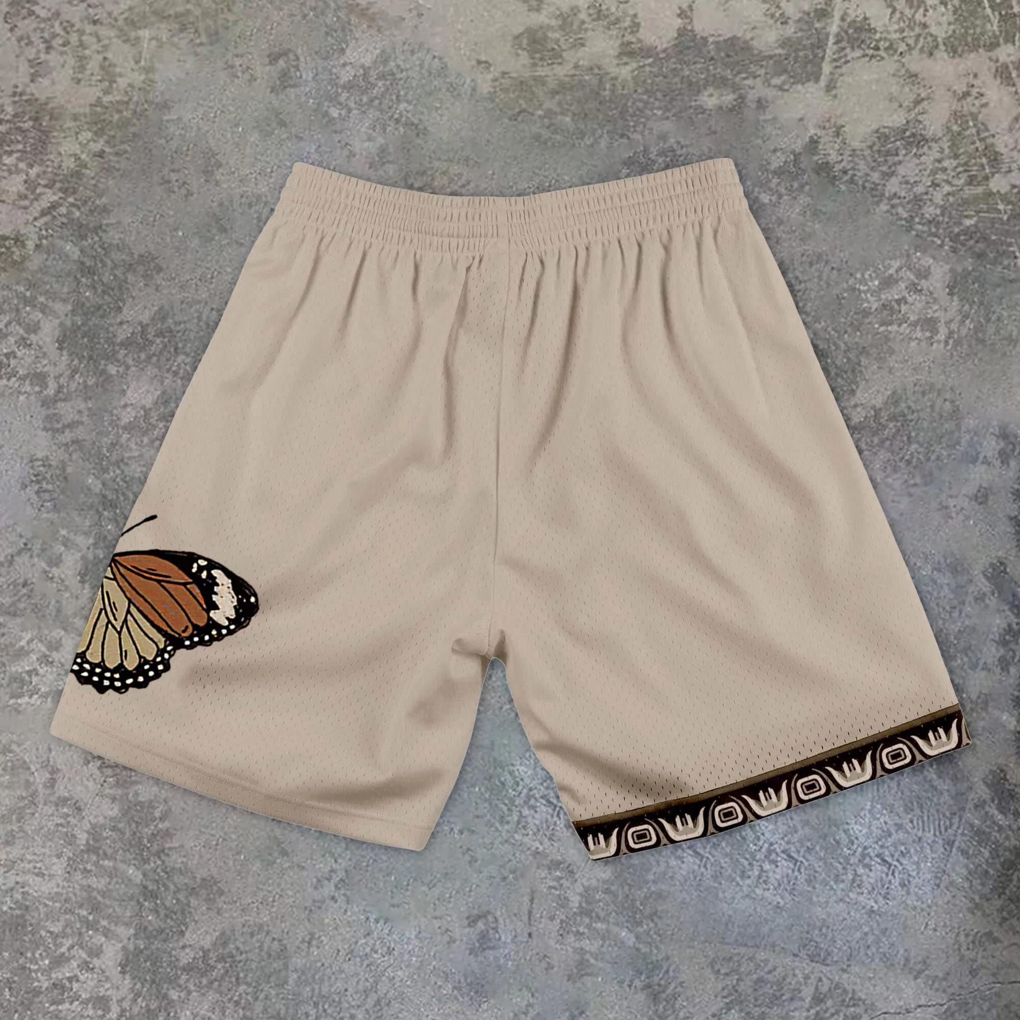 Retro Casual Street Mesh Track Shorts