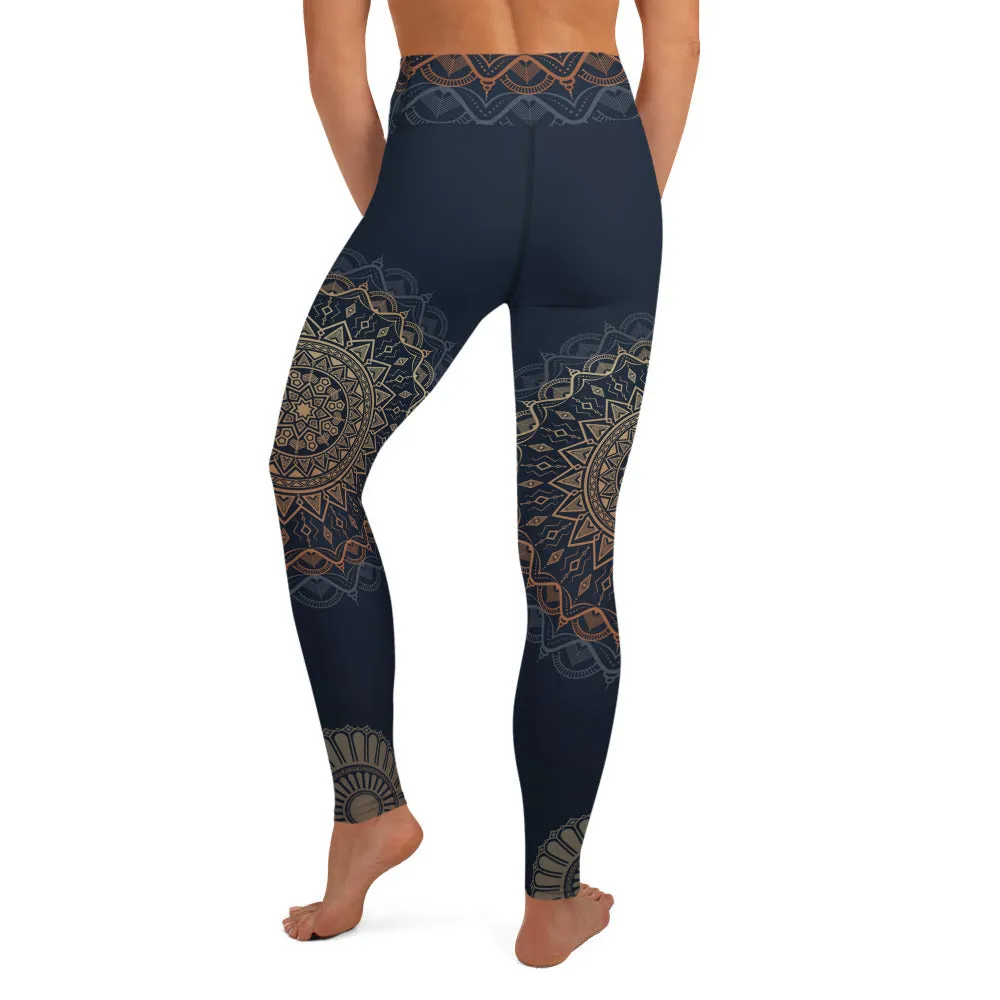 Royal Mandala High Waist Yoga Leggings
