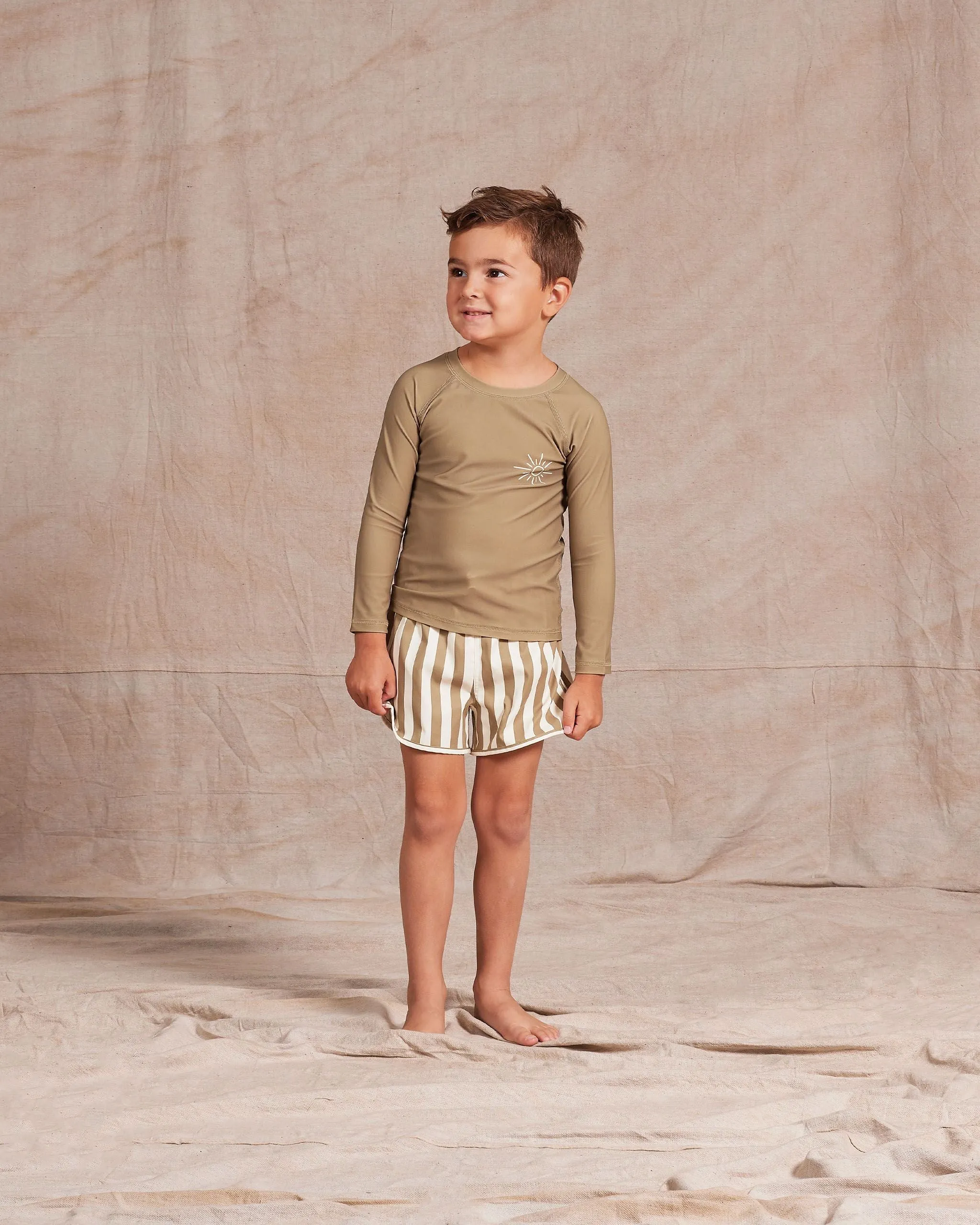Rylee   Cru Rash Guard - Olive