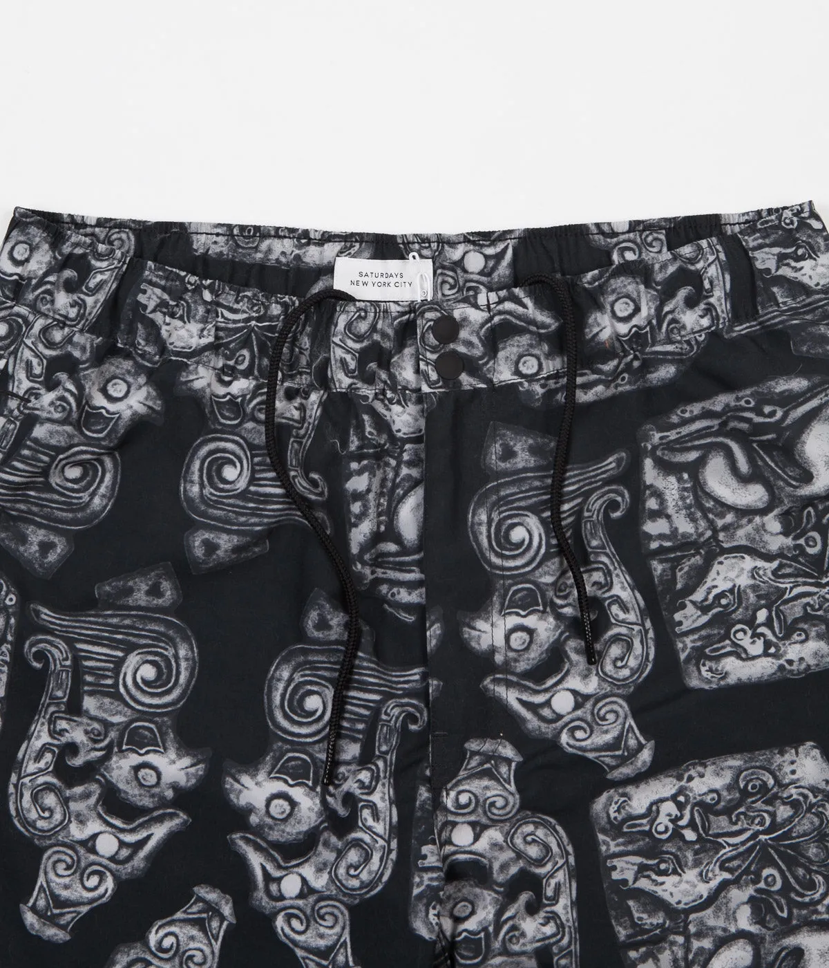 Saturdays NYC Trent Pendant Swim Shorts - Black