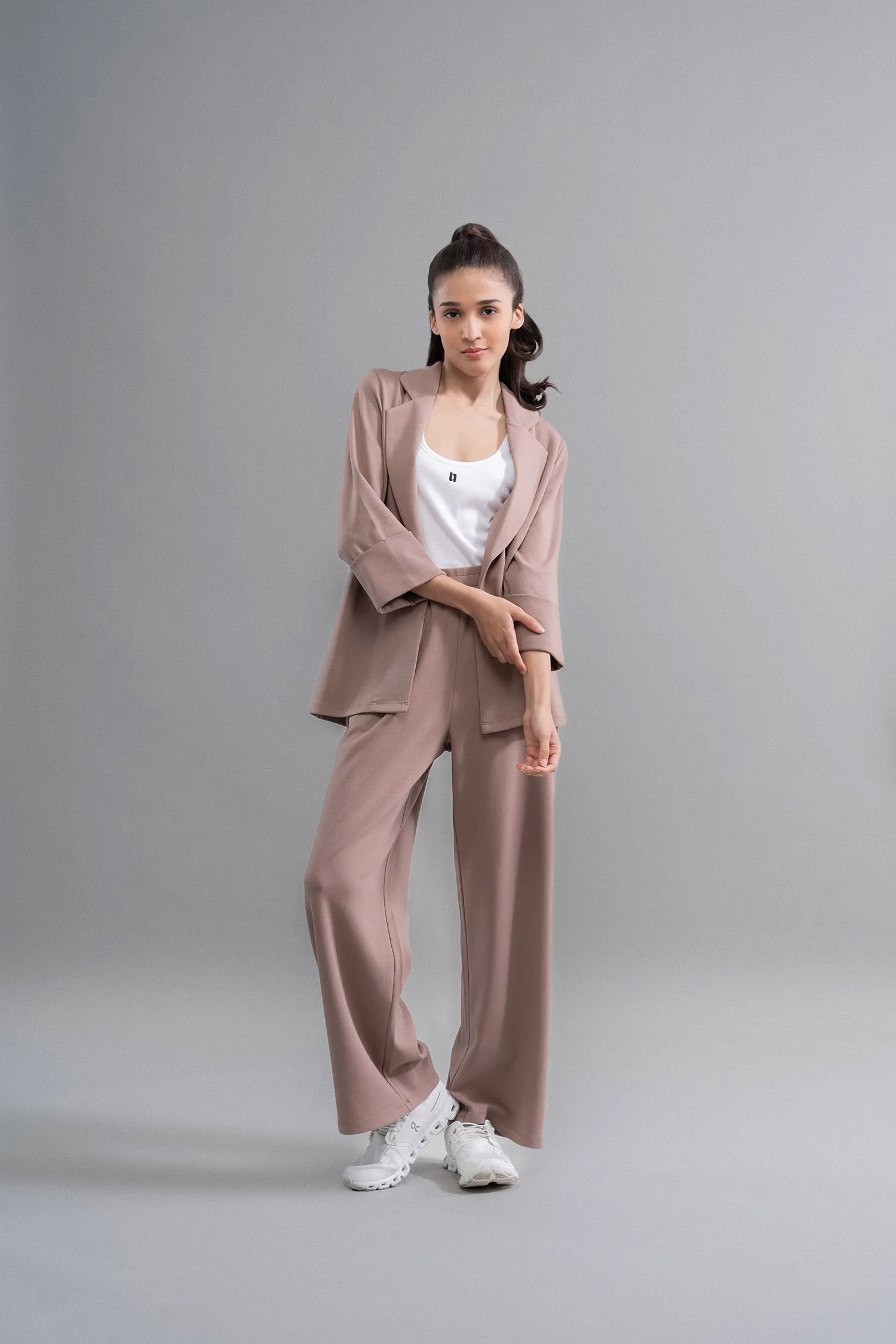 Snugknit® Mocha Blazer Set