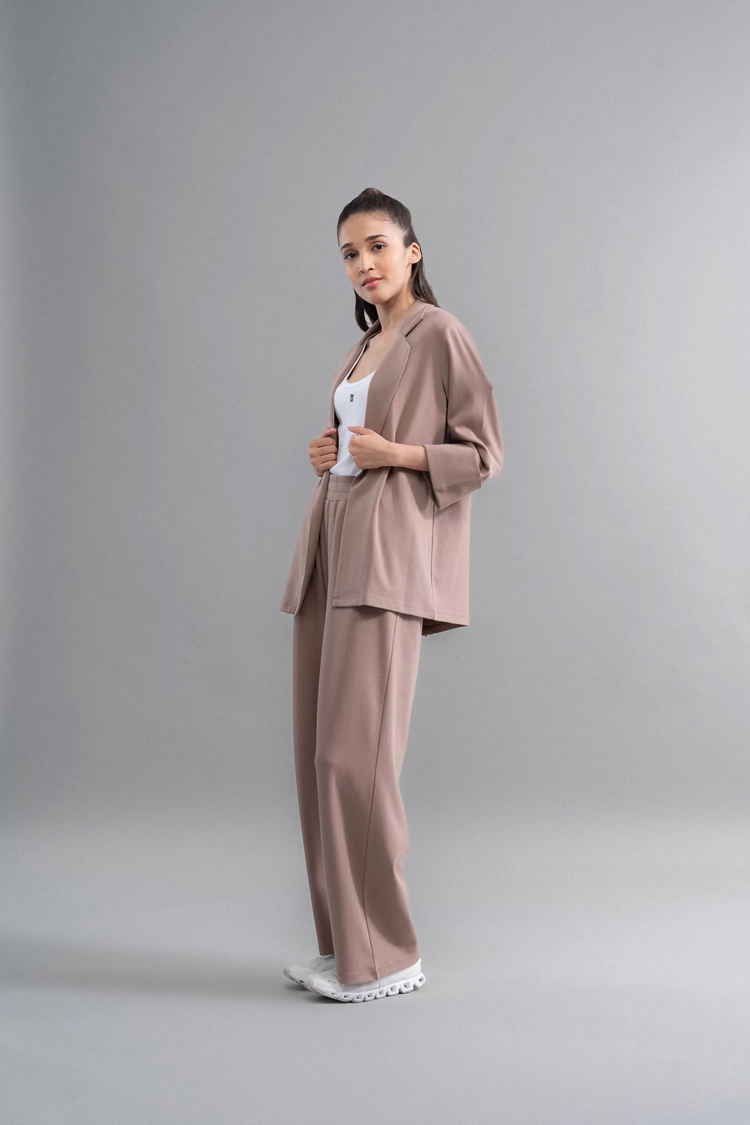 Snugknit® Mocha Blazer Set