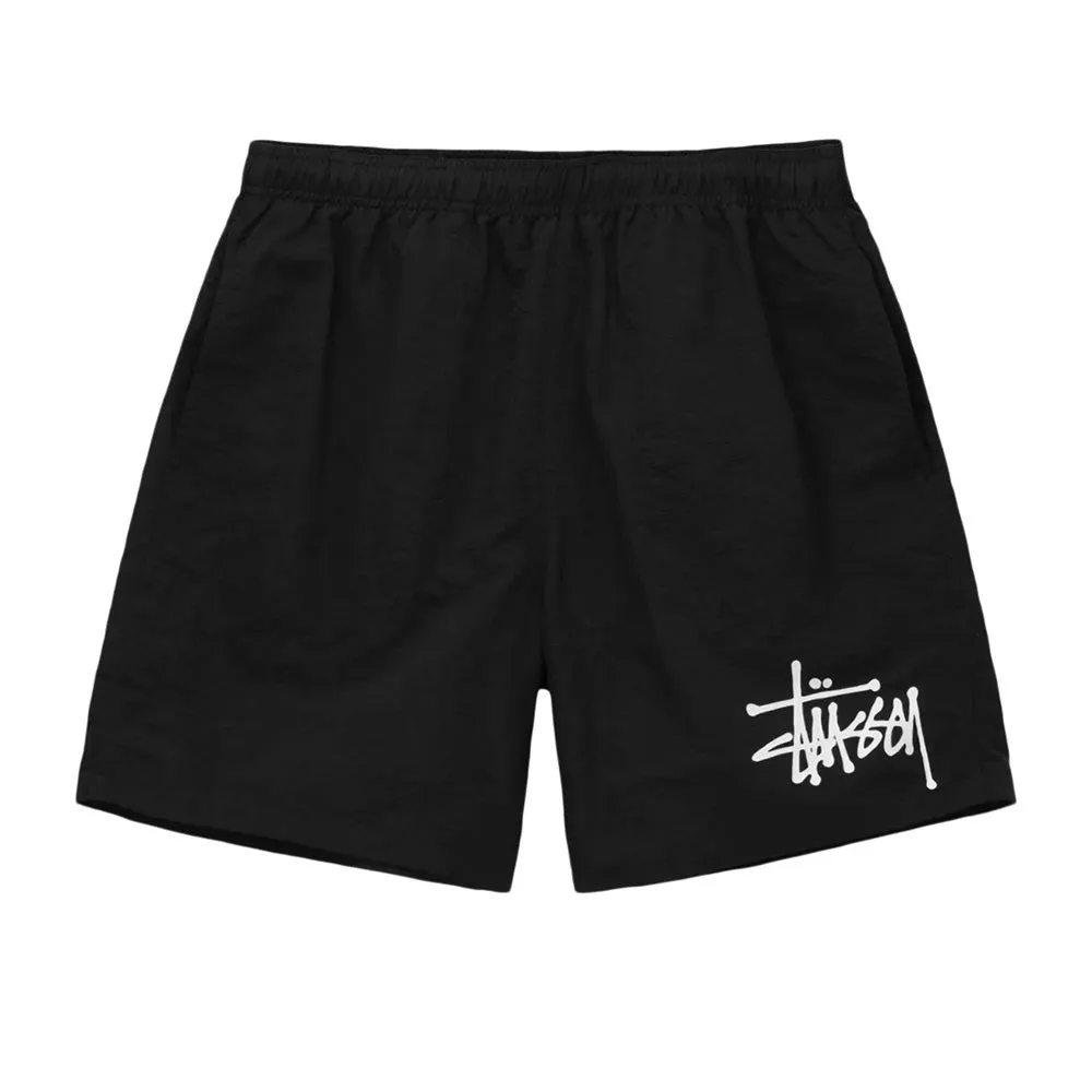 STÜSSY BIG BASIC WATER SHORT // BLACK