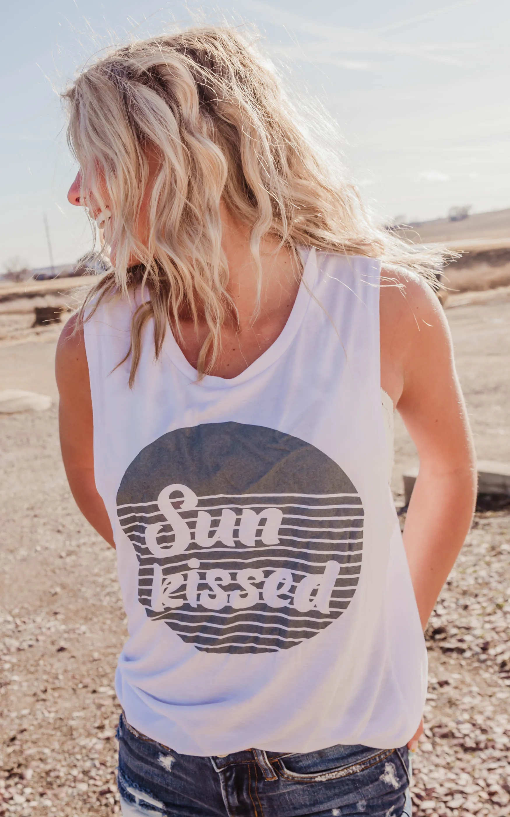 SunKissed Muscle Tank Top** - Final Sale