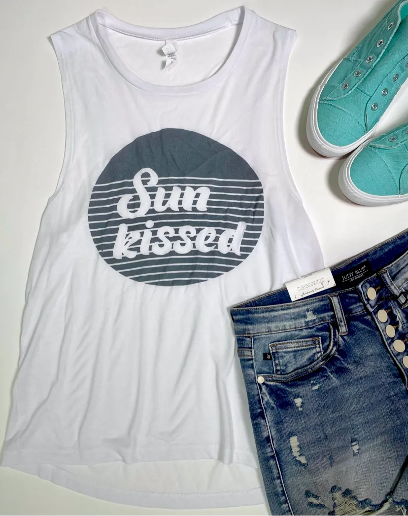 SunKissed Muscle Tank Top** - Final Sale