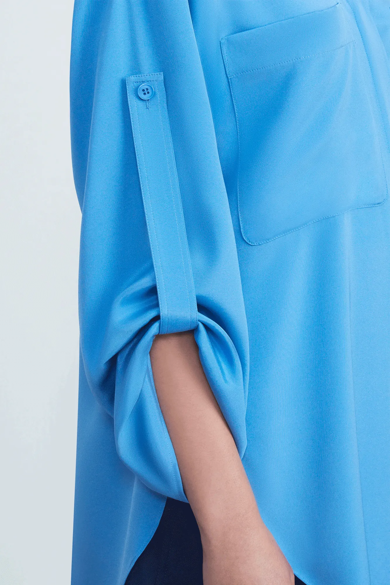 Tab Sleeve Patch Pocket Shirt