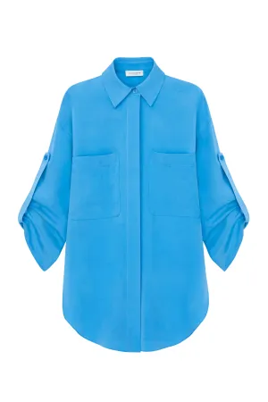 Tab Sleeve Patch Pocket Shirt