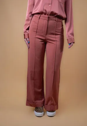 Terracotta Tailored Cuffed Trouser