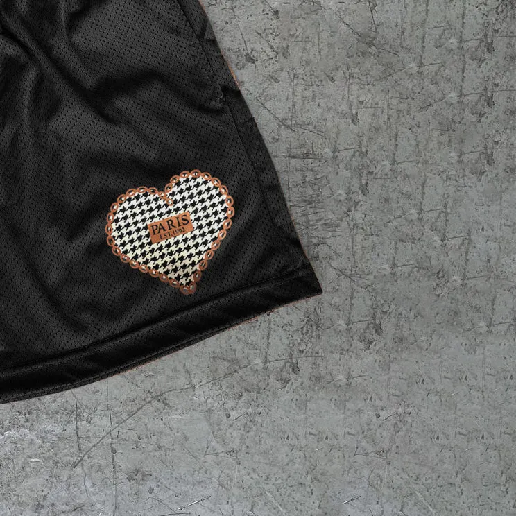 Trendy Preppy Fashion Mesh Shorts