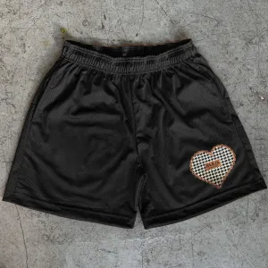 Trendy Preppy Fashion Mesh Shorts