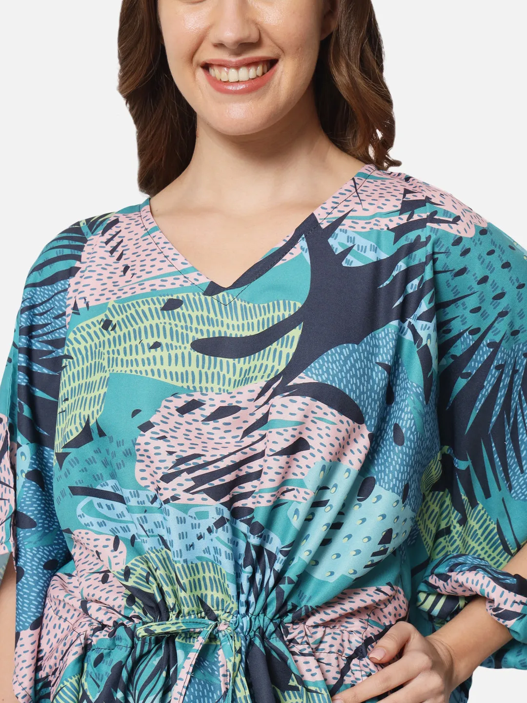 Tropical Whispers Kaftan Set