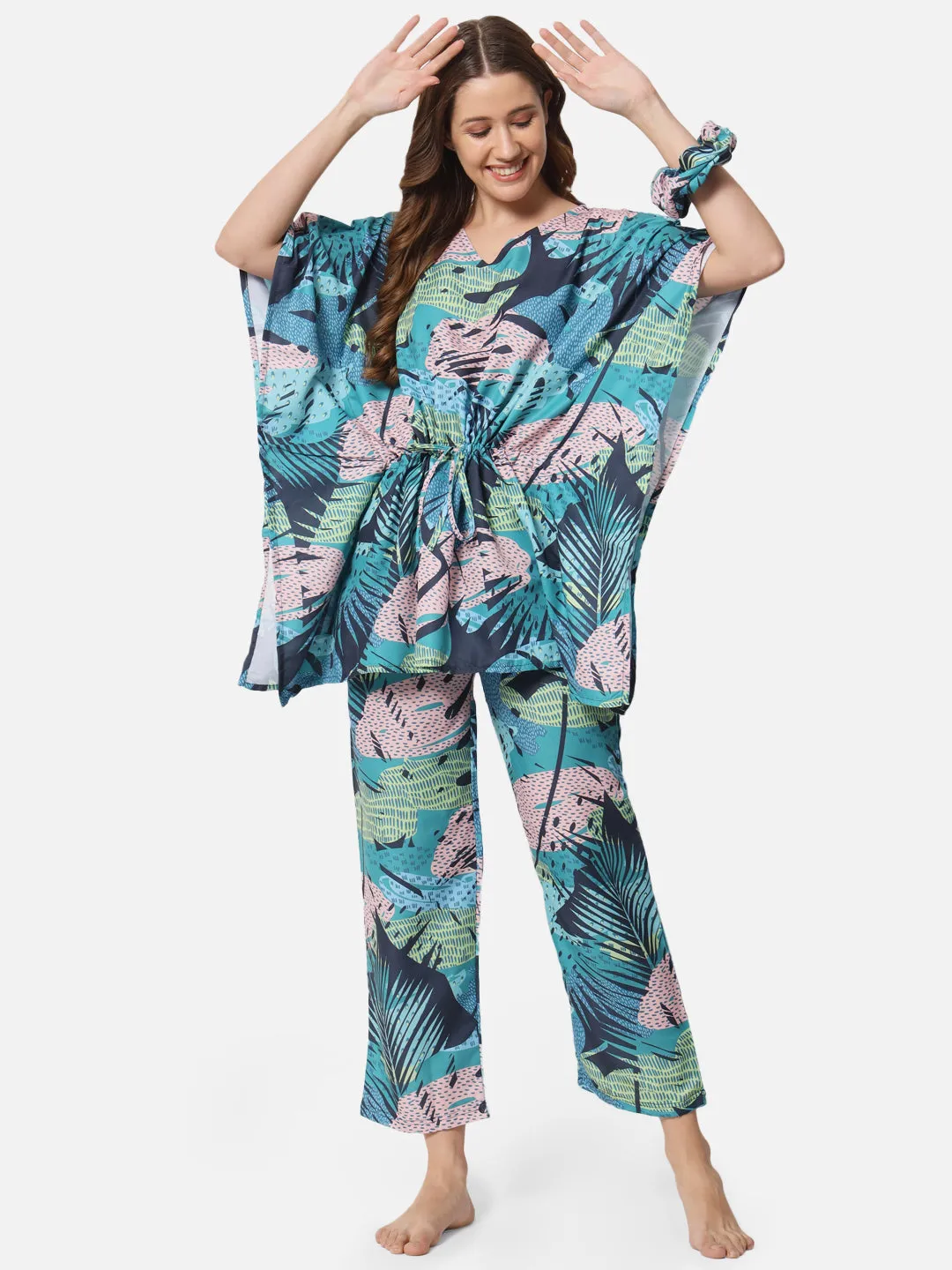 Tropical Whispers Kaftan Set