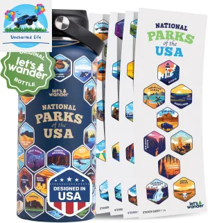 Ultimate Glamping Accessory: 32Oz Insulated National Parks Bottle