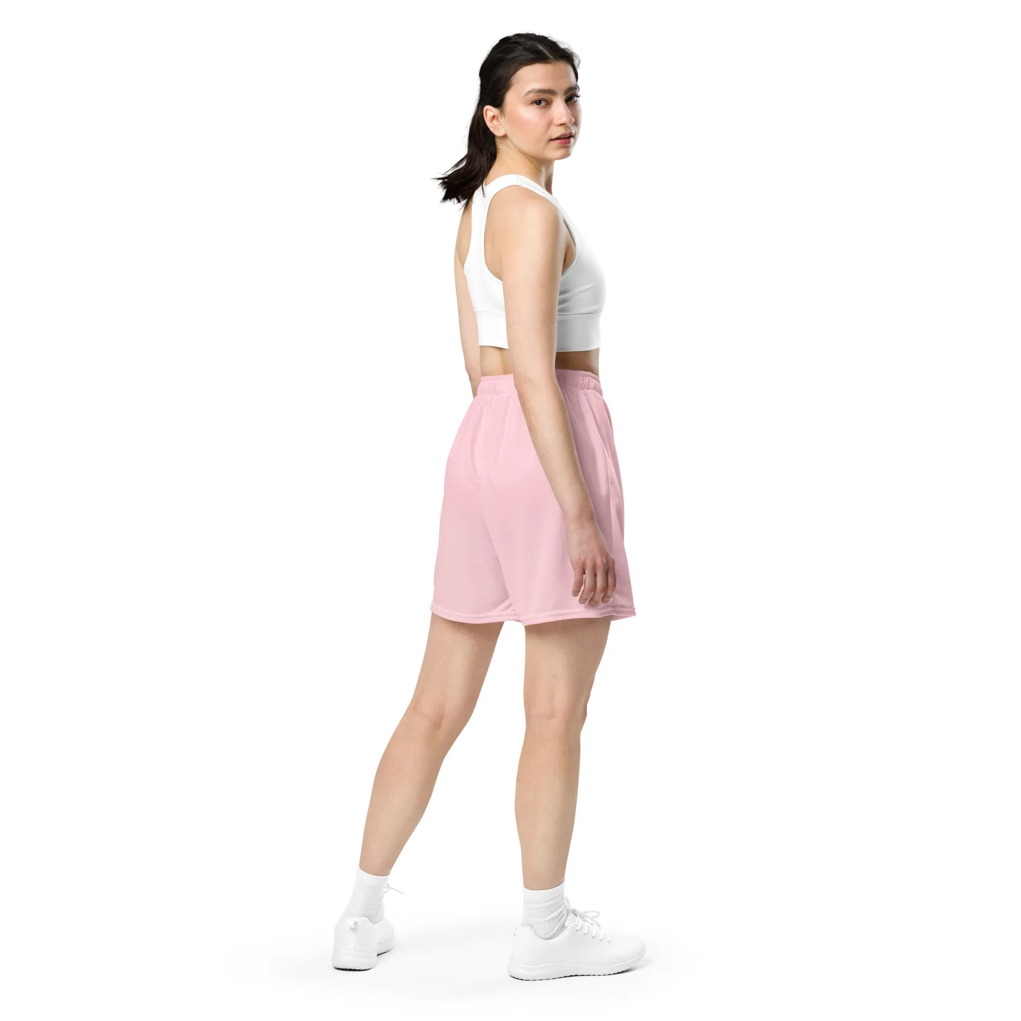USA FlingGolf Unisex Mesh Shorts (Pink)