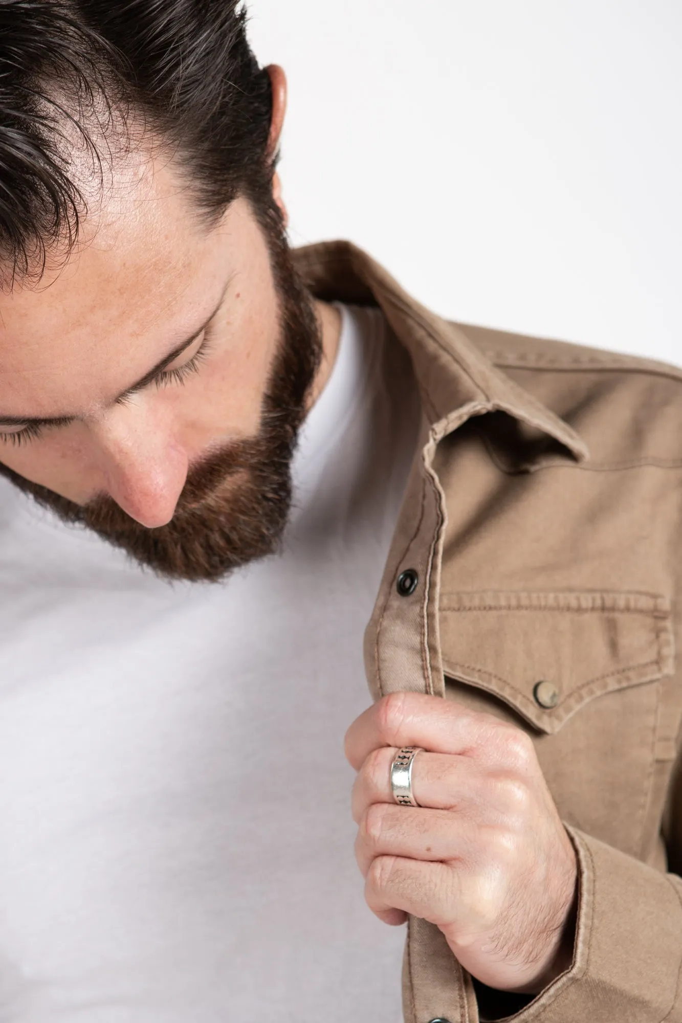 Western Shirt - Tan