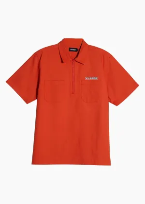 XLARGE Men's Half Zip Work Shirt