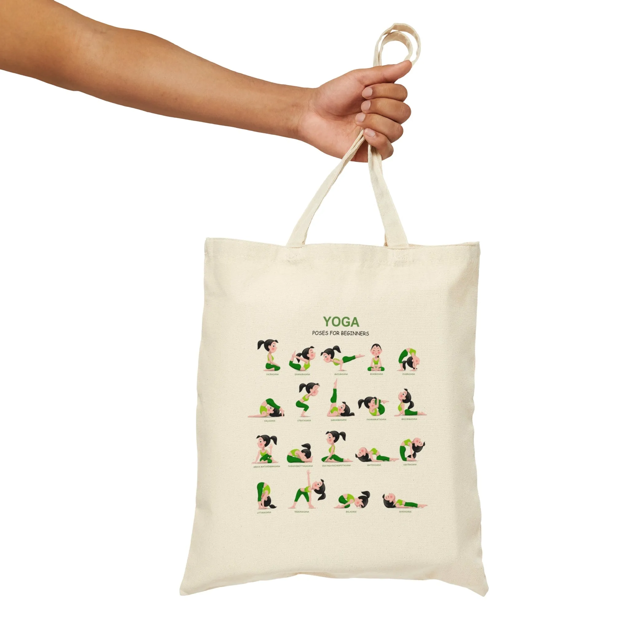Yoga Girl Tote Bag